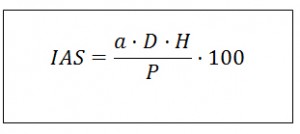 IAS-formula